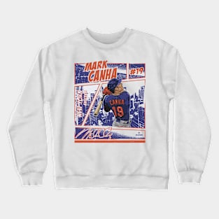 Mark Canha New York M Comic Crewneck Sweatshirt